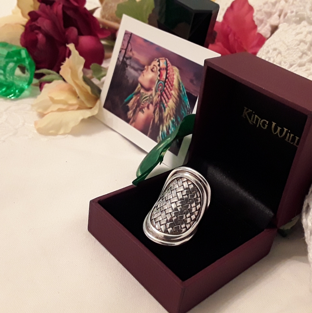 New 925 Solid Sterling Braided Handcrafted Ring S… - image 5